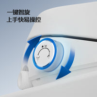 Smart Bidet Toilet Seat with Remote Control, Heated Seat, Instant Warm Water, Auto Open/Close Lid