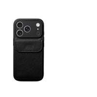 Magnetic Card Holder Case for iPhone 15/14/13/12 Series, Full-Coverage Shockproof Protective Cover with Stand