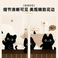 Cartoon Magnetic Screen Door Curtain for Kids' Bedroom, Punch-Free Installation
