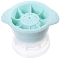Large Sphere Ice Ball Mold for Whiskey and Cocktails, Silicone Ice Cube Tray with Lid