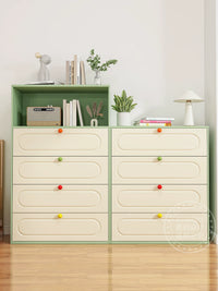 Metal Storage Cabinet with Drawers for Bedroom Living Room, Multi-layer Steel Chest of Drawers
