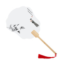 DIY Marbled Lacquer Fan Kit for Calligraphy and Painting