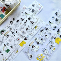 Washi PET Tape Roll for Scrapbooking and Journaling - Abstract Figures