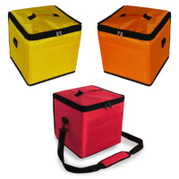 Portable Insulated Food Delivery Bag with Aluminum Foil Lining for Pizza, Cakes, and Cold Storage