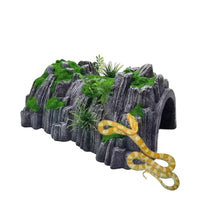 Hexagonal Reptile Hideout Cave for Axolotl Turtle Snake Gecko