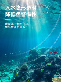 Pre-Tied Fishing Leader with Anti-Bite Knot for Mackerel Jigging, Carbon Line with Swivel and Snap