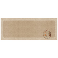 Summer Cooling Rattan Mat Sofa Cushion with Non-Slip Backing
