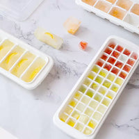 Household Ice Cube Tray with Lid for Coffee Bar Freezer Quick Freeze Ice Maker