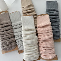 Korean Style Ins White Cashmere Leg Warmers Ankle Socks for Autumn Winter