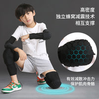 Kids' Cycling & Sports Protective Gear Set - Knee and Elbow Pads for Skateboard, Basketball, Football
