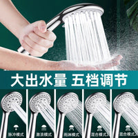 High Flow Shower Head for Home Water Heaters, Handheld, Non-Pressurized, Large Output