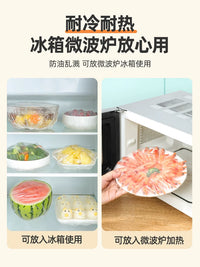 Disposable Food Covers with Elastic Band, Bowl Plate Dish Food Storage Caps