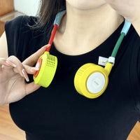 Portable Bladeless Neck Fan USB Rechargeable Personal Fan for Outdoor and Indoor Use