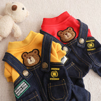 Teddy Dog Winter Jumpsuit for Small Puppies, Schnauzer, Bichon, Pomeranian