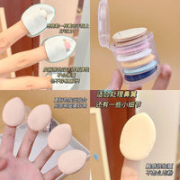 Marshmallow Finger Air Cushion Puff for Foundation Application, Wet & Dry Use, Non-Absorbent Makeup Sponge
