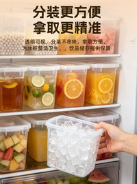 Clear Commercial Food Display Container Thickened Square Sealed Fresh-keeping Ice Bucket