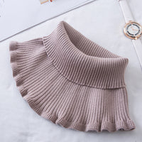 Unisex Cashmere Blend Neck Warmer Scarf for Winter