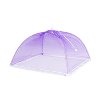 Foldable Mesh Food Covers, 6-Piece Set, Clear Dust and Insect Protection for Indoor and Outdoor Use