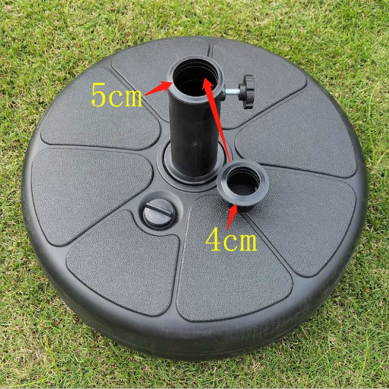 Outdoor Patio Umbrella Base Stand Water/Sand Filled Plastic Round/Square/Octagonal