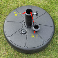 Outdoor Patio Umbrella Base Stand Water/Sand Filled Plastic Round/Square/Octagonal