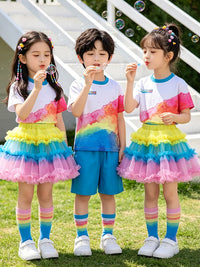 Children's Cheerleading Performance Uniform Set for School Events and Festivals