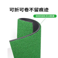 Golf Hitting Mat Indoor Outdoor Practice Mat Thickened Portable Mini Swing Training Aid