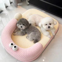 Pet Cooling Mat for Dogs and Cats, Summer Ice Pad, Neck Protection, Washable