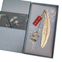 Graduation Season Feather Bookmark Gift Set for Students