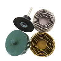 2-inch Rubber Cyclone Abrasive Drill Brush for Metal Rust Removal and Polishing