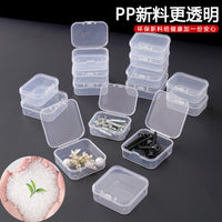 DIY Bead Storage Box with Small Compartments, Portable Transparent Plastic Organizer for Craft Parts