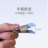 Stainless Steel Clothes Pegs with Non-Slip Coating, Windproof Laundry Clips for Drying Clothes and Quilts