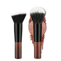 15-Piece Black Synthetic Fiber Makeup Brush Set for Face, Concealer, Contour, and Foundation