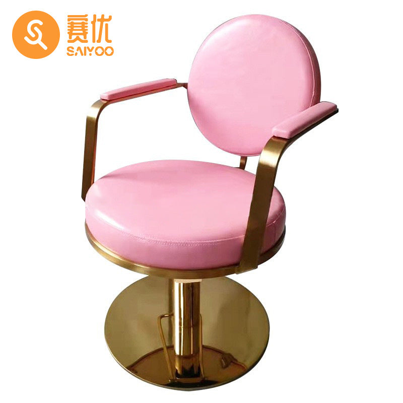 Adjustable Hydraulic Barber Chair for Salon Hair Styling and Cutting