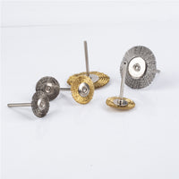 Mini Wire Brush Set with 3mm Shank for Metal Polishing and Grinding