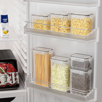 Food-Grade PP Transparent Airtight Food Storage Containers for Kitchen Pantry Organization