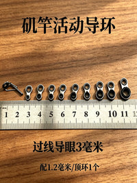 Ceramic Fishing Rod Guide Rings for Micro Rods, Tip Repair and Modification Kit