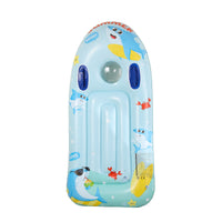 Inflatable Surfboard for Kids with Handles, Thickened Floating Row for Swimming Pool and Water Play, Swim Training Kickboard
