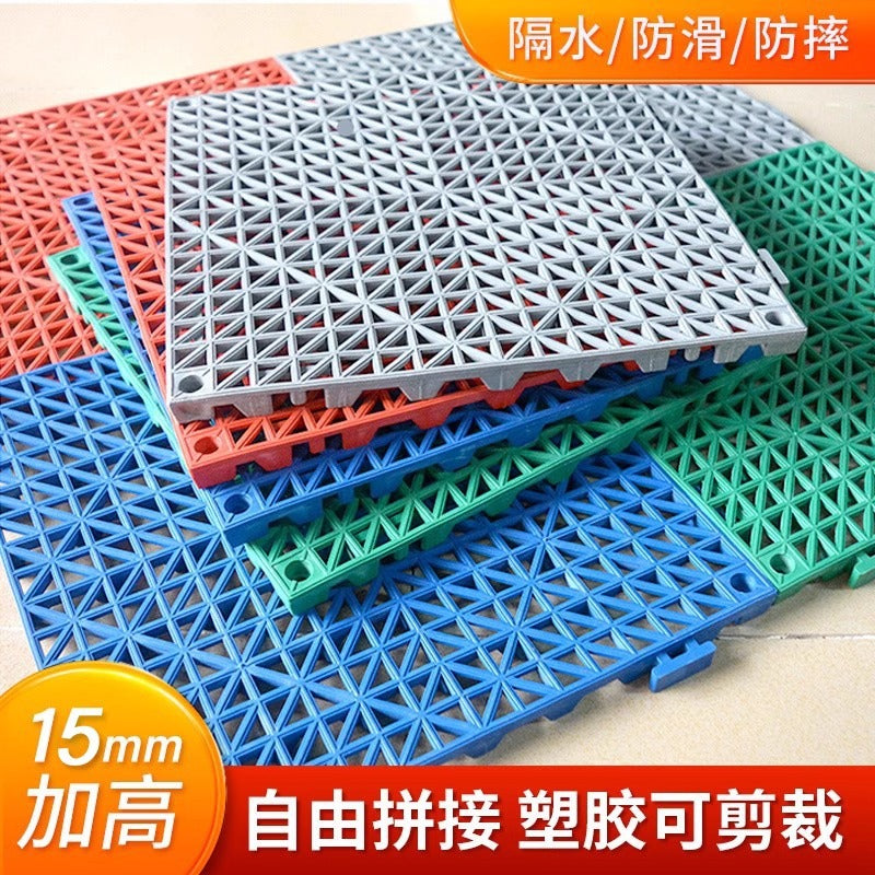 Interlocking PVC Anti-Slip Drainage Mat for Kitchen & Bathroom