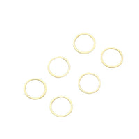 14K Gold Plated Closed Jump Rings for DIY Jewelry Making, Bracelets, Necklaces, Earrings