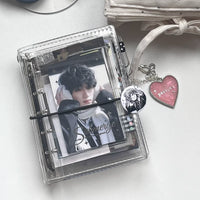 Transparent M5 3-Fold Loose-Leaf Planner with Card Storage