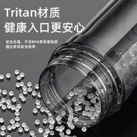 Tritan High-Temperature Resistant Tea Infuser Water Bottle with Magnetic Tea-Water Separation, Large Capacity