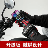 Winter Motorcycle Gloves for Men and Women, Touchscreen, Non-slip, Windproof, Waterproof, Warm Riding Gear