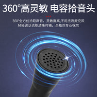 USB/3.5mm Desktop Microphone for Computer, Laptop, Recording, Gaming, and Video Calls