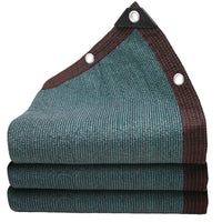 Dark Green Sun Shade Net for Outdoor Patio and Balcony, Windproof Sunscreen Fabric for Fences and Carports