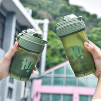 Shake Cup for Students and Athletes, Thickened Anti-Fall Protein Shaker Bottle, Large Capacity Portable Water Bottle