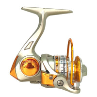 Miniature Metal Spinning Reel for Ice, Raft, and Lure Fishing