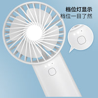 Portable USB Rechargeable Handheld Folding Mini Fan for Office & Outdoor Use