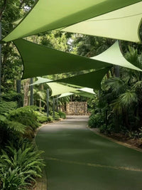 Triangular Oxford Cloth Sun Shade Sail for Outdoor Patio Pool Balcony