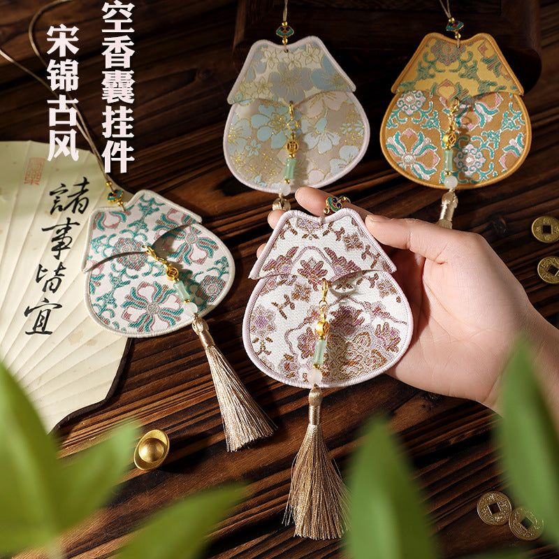 Song Brocade Empty Sachet Bag DIY Pendant Lucky Charm Pouch