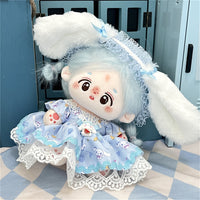 20cm Cotton Doll Lolita Maid Princess Dress Outfit